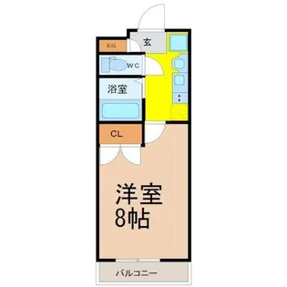 パルティール原駅前【11階】の間取り