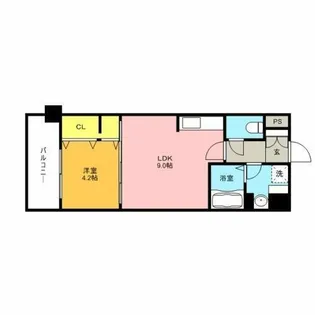 スタンドリバーしののめ【4階】の間取り