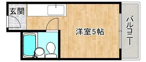 ACT田代マンション【2階】の間取り