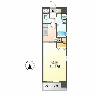 パンシオン千種【301号室】の間取り