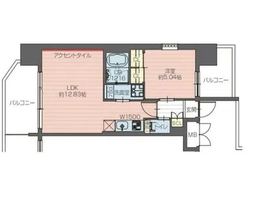 プレジオ森之宮【12階】の間取り