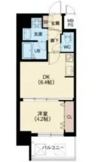 グランカーサ高井田【11階】の間取り
