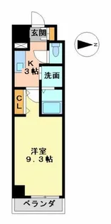 ISM今池(旧ウィルテラス今池)【912号室】の間取り