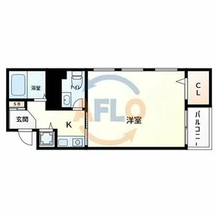 COLLECTION阿倍野【5階】の間取り