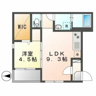 ル・シエル 東水切町【3階】の間取り
