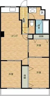 ユアサハイム鏡池マンション【403号室】の間取り
