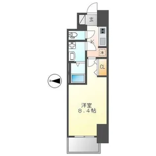 S-RESIDENCE山王【3階】の間取り
