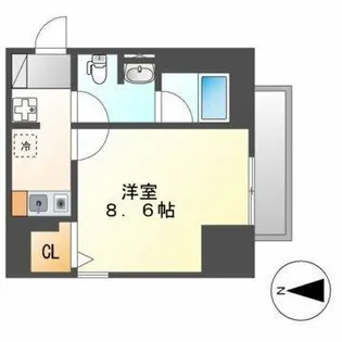 パークアクシス新栄【12階】の間取り