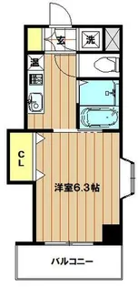 マンション丸旺【60B号室】の間取り