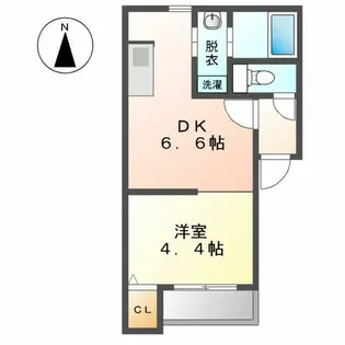 グランコンフォール米野Ⅰ【3階】の間取り