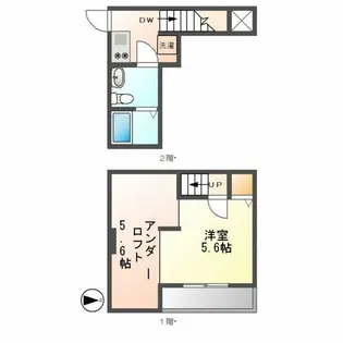 エムズガーデン【206号室】の間取り