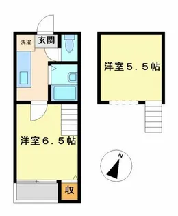 パフィアック郷前(P.A.F.I.A.C郷前)【2階】の間取り