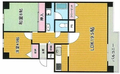 あべのマルシェ東館【11階】の間取り