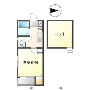 アソシア則武【102号室】の間取り