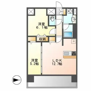 セイワパレス吹上公園【703号室】の間取り