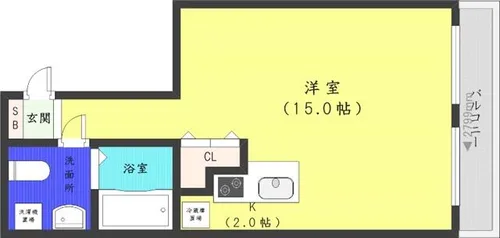 Palazzo裏参道【2階】の間取り