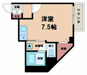 ラシーヌ山坂【4階】の間取り
