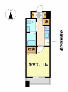 ラ・ヴィ・アン・ローズ【1307号室】の間取り