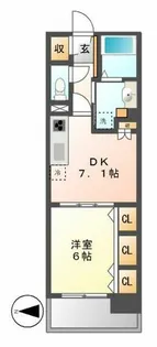 プレサンスグラン丸の内【11階】の間取り