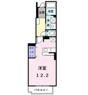 インプレス【1階】の間取り