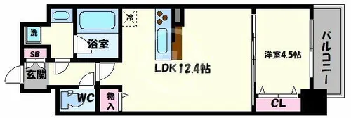 ラ フェスタ真田山【301号室】の間取り