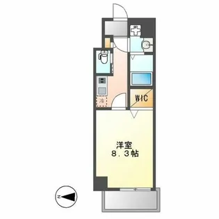 S-FORT堀田通【501号室】の間取り