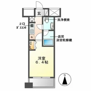 レジディア久屋大通【205号室】の間取り