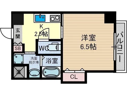 オアシスブリリアント【4階】の間取り