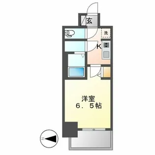 メイクス今池PRIME【602号室】の間取り