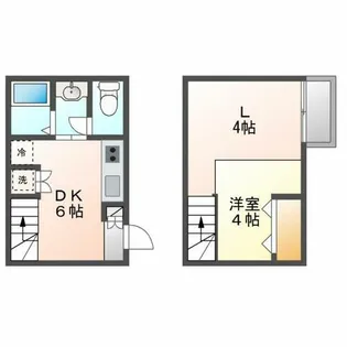 ポーラスター10th名駅【203号室】の間取り