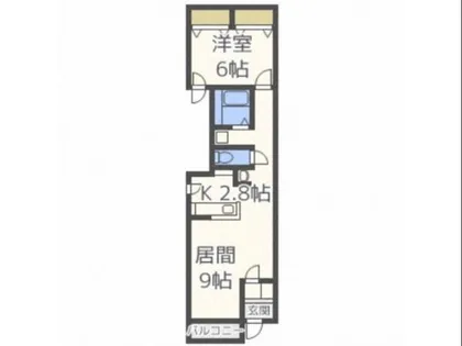 ベルデューレ【3階】の間取り