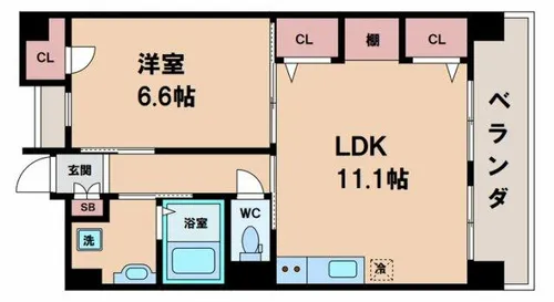 ピュアファースト花園【2階】の間取り