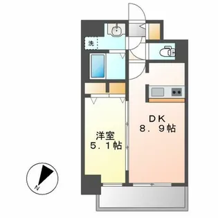 愛知県名古屋市熱田区伝馬2丁目【マンション】の間取り