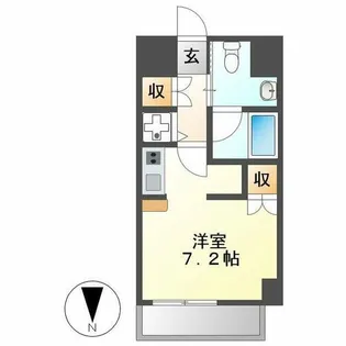 izumi【7階】の間取り