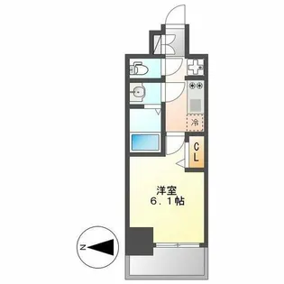 プレサンスSAKAEフロント【11階】の間取り