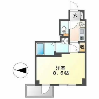 エステムプラザ名古屋 栄プレミアム【10階】の間取り