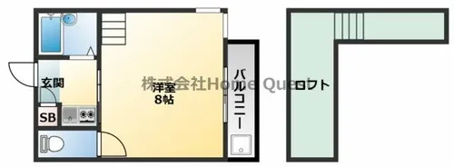 ベルジュネス【2階】の間取り