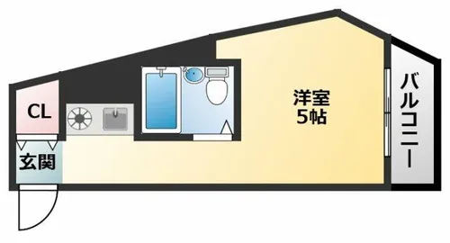 シティハイツ布施【3階】の間取り
