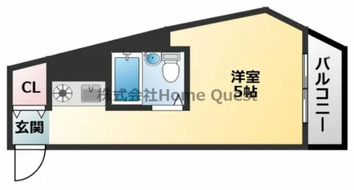 シティハイツ布施【3階】の間取り