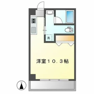 第1三鈴ビル【3階】の間取り