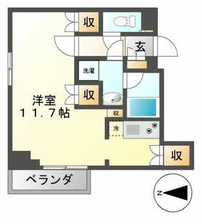 カスタリア栄【3階】の間取り