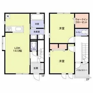 ヴェル・ラフィーネ帝塚山【1階】の間取り