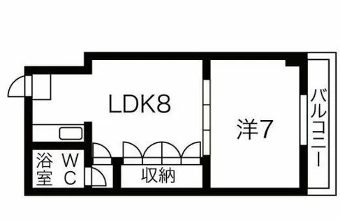 シティ中川【2階】の間取り