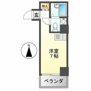 ドール丸の内【503号室】の間取り