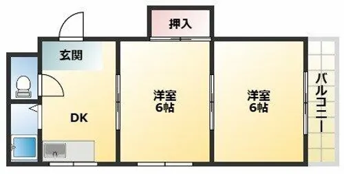 ロイヤル今川【4階】の間取り