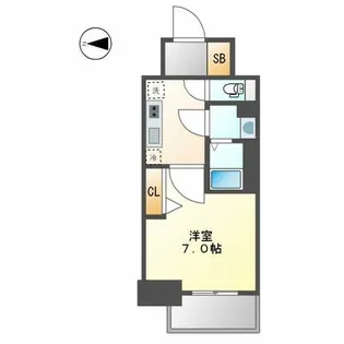 プレサンス上前津フィット【11階】の間取り