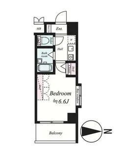 ラナップスクエア京都北野【3階】の間取り