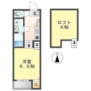 カサ・シャングリラ【102号室】の間取り