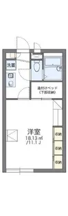 レオパレス幸【2階】の間取り