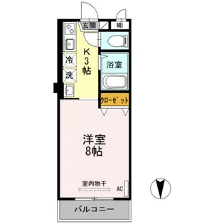イーストビューヤサカ【2階】の間取り